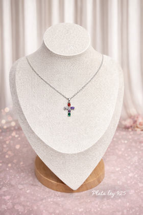 Cruz color arcoíris